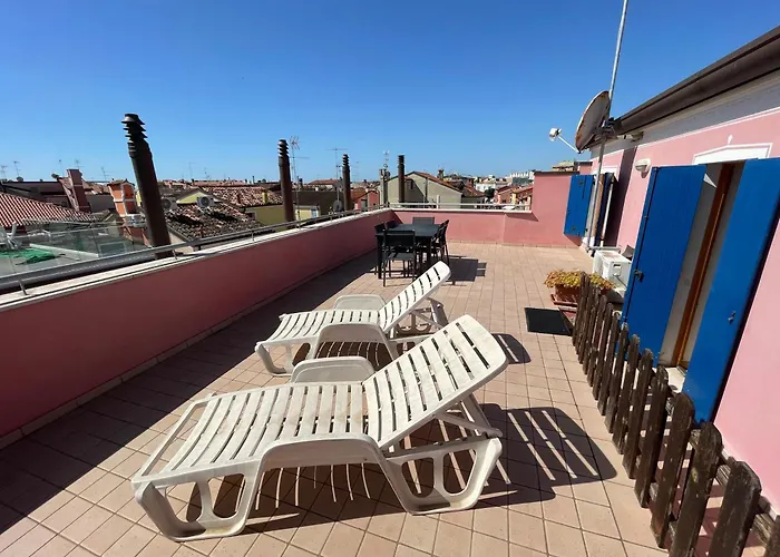 Casa Veneziana - Appartamento Con Terrazza Panoramica Vista Mare